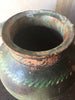 (SOLD)Green Tuscan Pot with Handles