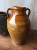 Glazed Antique Terracotta Jar- 16" - Mercato Antiques - 1
