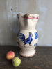 (SOLD) Antique Pugliese Pitcher with Rooster