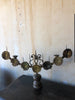 (SOLD) 18th Century Italian Antique Candelabra With Stylized Flowers