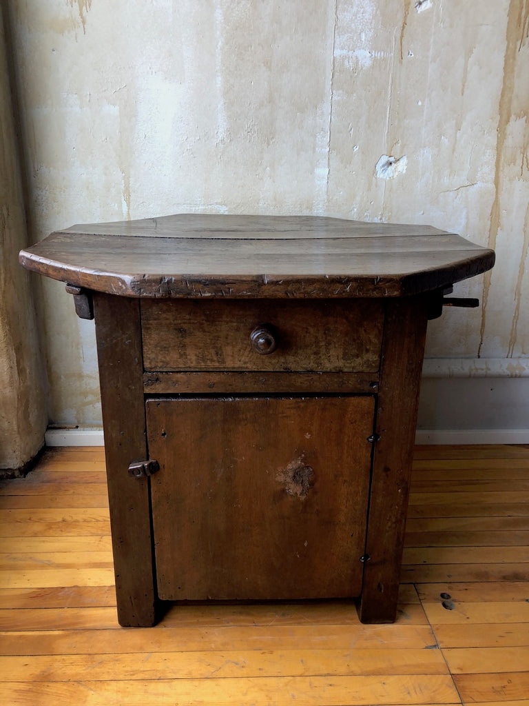 (SOLD) Antique Tuscan Side Table