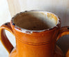 Two Arm Glazed Amphora Jar- 23" - Mercato Antiques - 4
