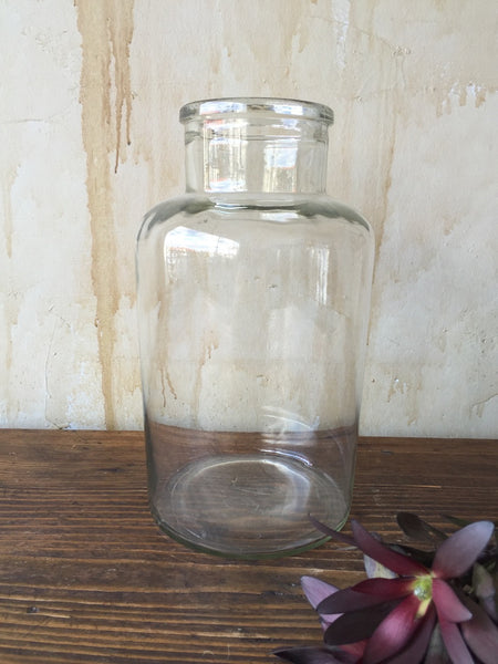 Italian Vintage Glass Market Jar- 5L - Mercato Antiques - 1