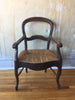 (SOLD) French Antique Walnut Arm Chair