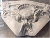 Framed Italian Antique Charcoal Drawing Gargoyle Face - Mercato Antiques - 4