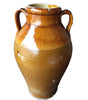 Glazed Antique Terracotta Jar- 16" - Mercato Antiques - 9