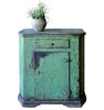 Italian Antique Green Painted Cabinet - Mercato Antiques - 2