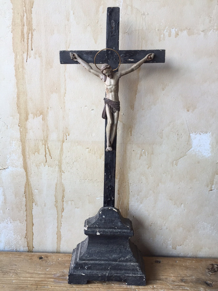 Antique Altar Crucifix - Mercato Antiques - 1