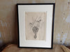 Antique Pencil Drawing Of Grapes - Mercato Antiques - 2
