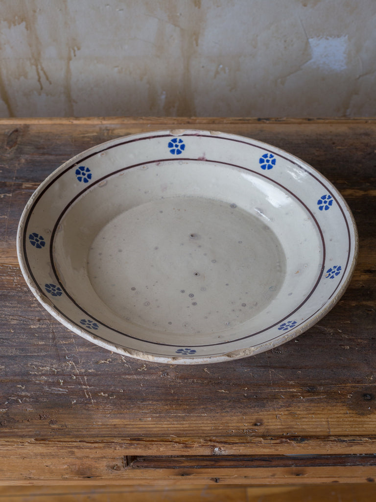 (SOLD) Hand Painted Italian Terracotta Bowl