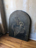 (SOLD)Italian Antique Madonna and Child Painted on Slate Plaque