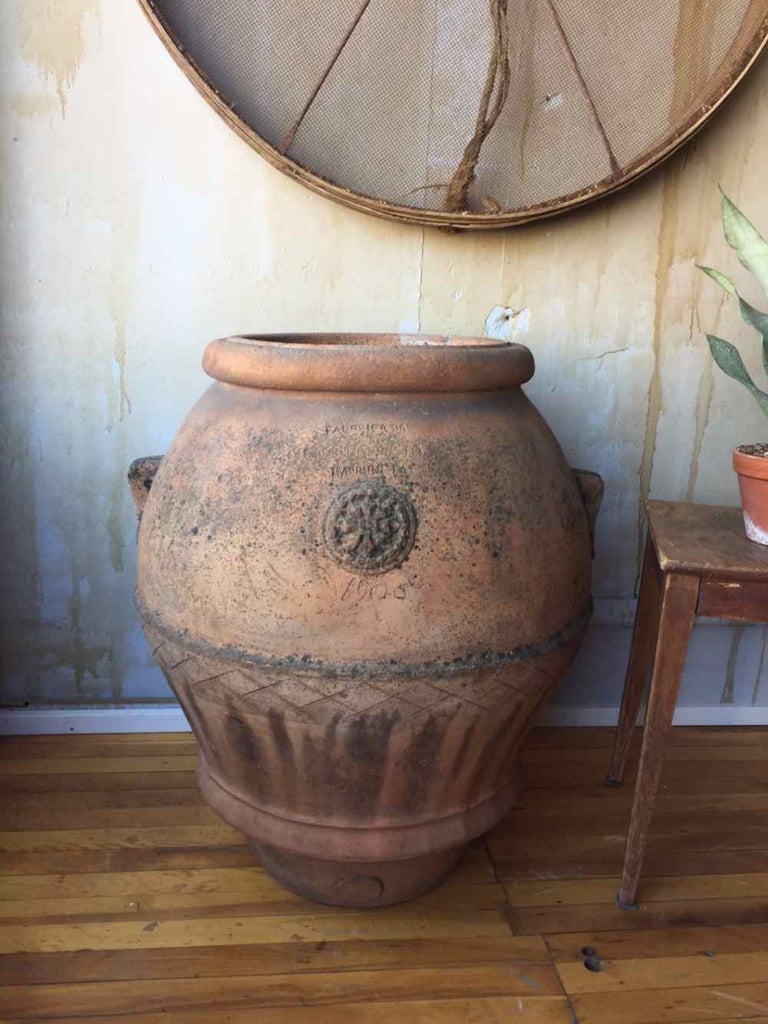 Italian Antique Terracotta Oil Pot (SOLD)