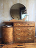 Italian Art Deco Dresser With Mirror - Mercato Antiques - 1