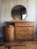 Italian Art Deco Dresser With Mirror - Mercato Antiques - 3