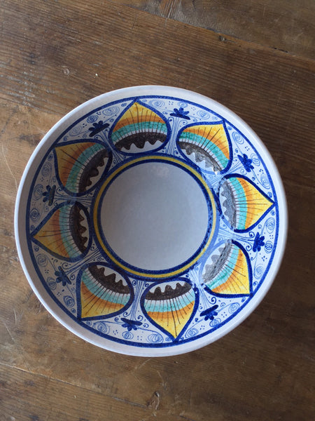 Pavone Small Serving Bowl - Mercato Antiques - 1