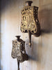 Pair of Italian Brass Wall Sconces - Mercato Antiques - 6