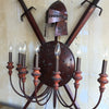 Large 7 Arm Vintage Wall Sconce - Mercato Antiques - 3