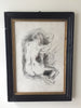 (SOLD) Ink and Charcoal Sketch by Mino Maccari