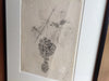 Antique Pencil Drawing Of Grapes - Mercato Antiques - 3