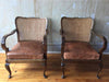 vintage caned chairs