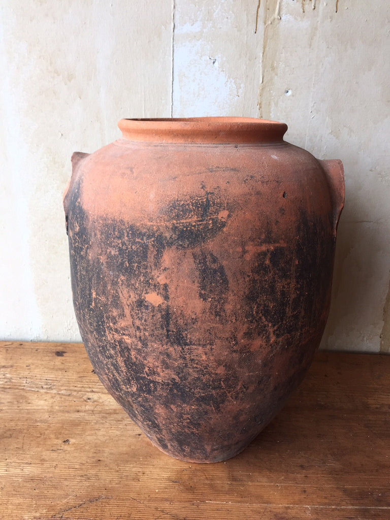 Italian Antique Terra Cotta Jar - Mercato Antiques - 1