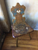 small antique tyrolean chair