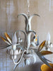 Vintage Tole Chandelier with Bird of Paradise - Mercato Antiques - 3