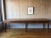 Long Tuscan Antique Dining Table- Seats 10