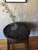 (SOLD) Small Round Antique Side Table- Shoemaker's Table