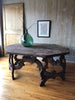 (SOLD) Large Demilune Console Tables- A Pair