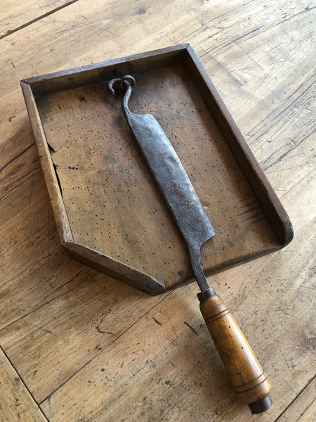 (SOLD) Vintage Tuscan Cutting Board with Attached Knife