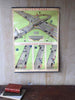 Vintage Italian Poster Chart -Autostrada - Mercato Antiques - 3
